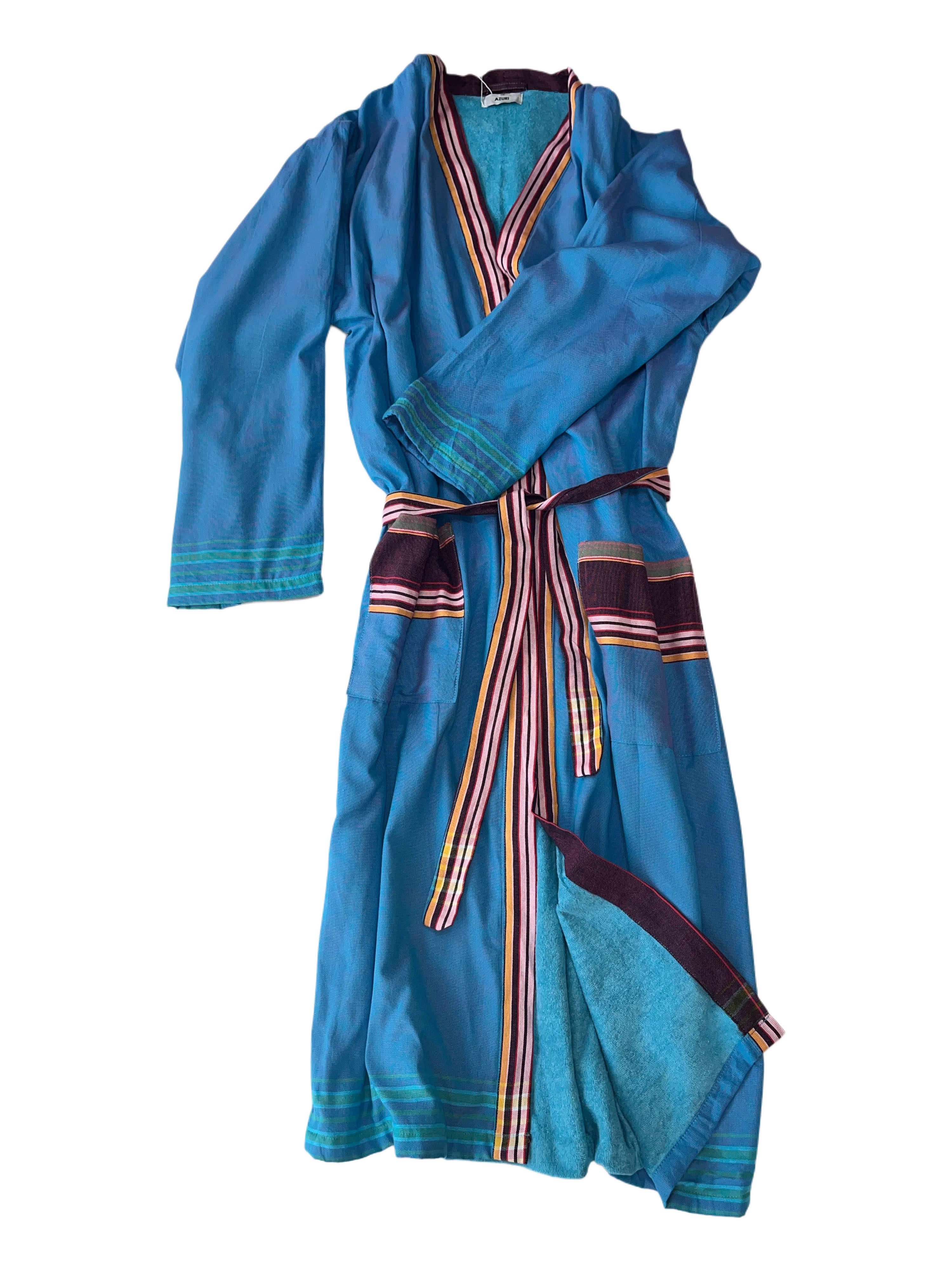Kikoy Gowns | With Inner Towelling | Blue