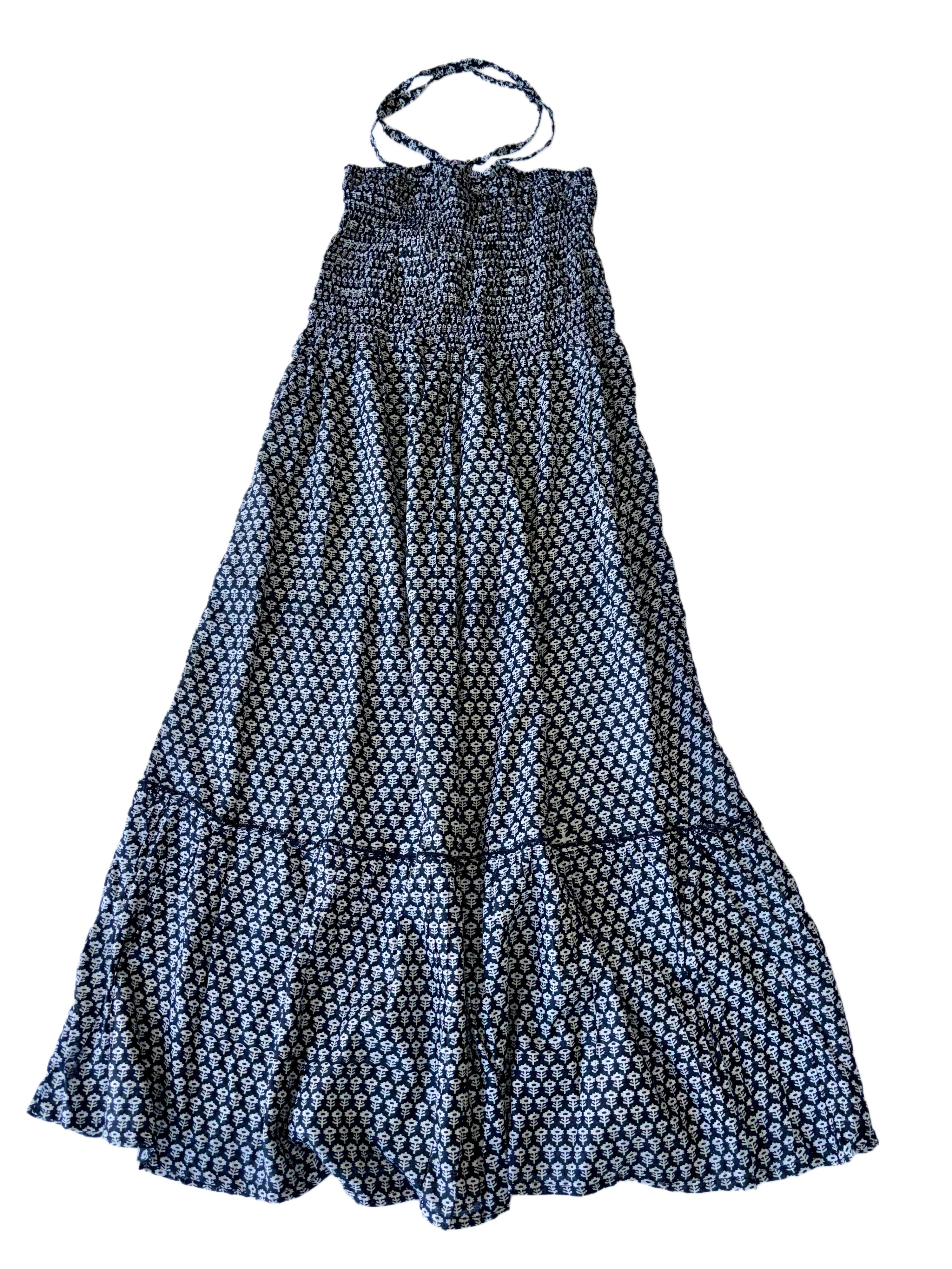 Boob Tube Sun Dress | Black White