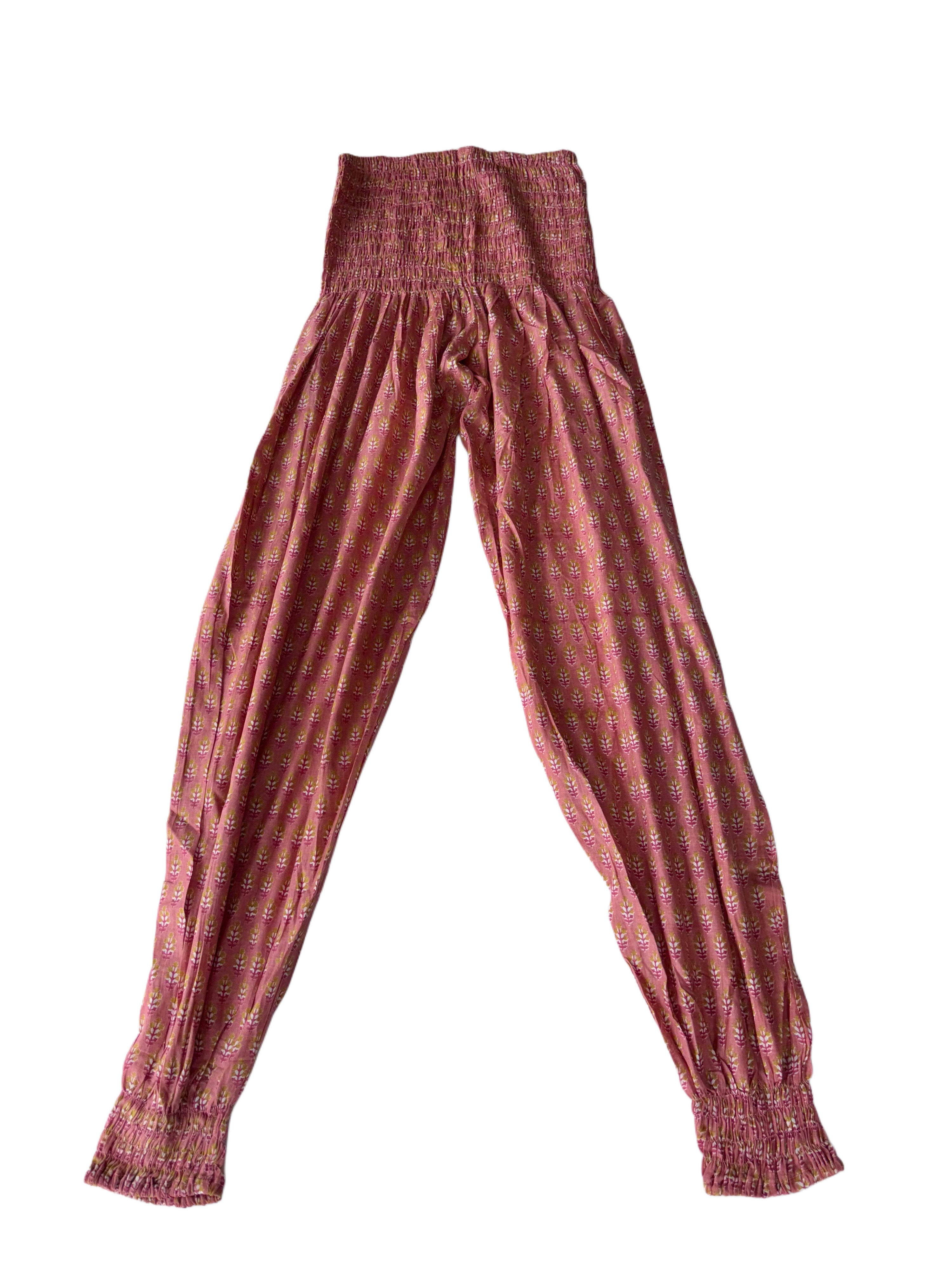 Ladies Cotton Balloon Pants | Peach