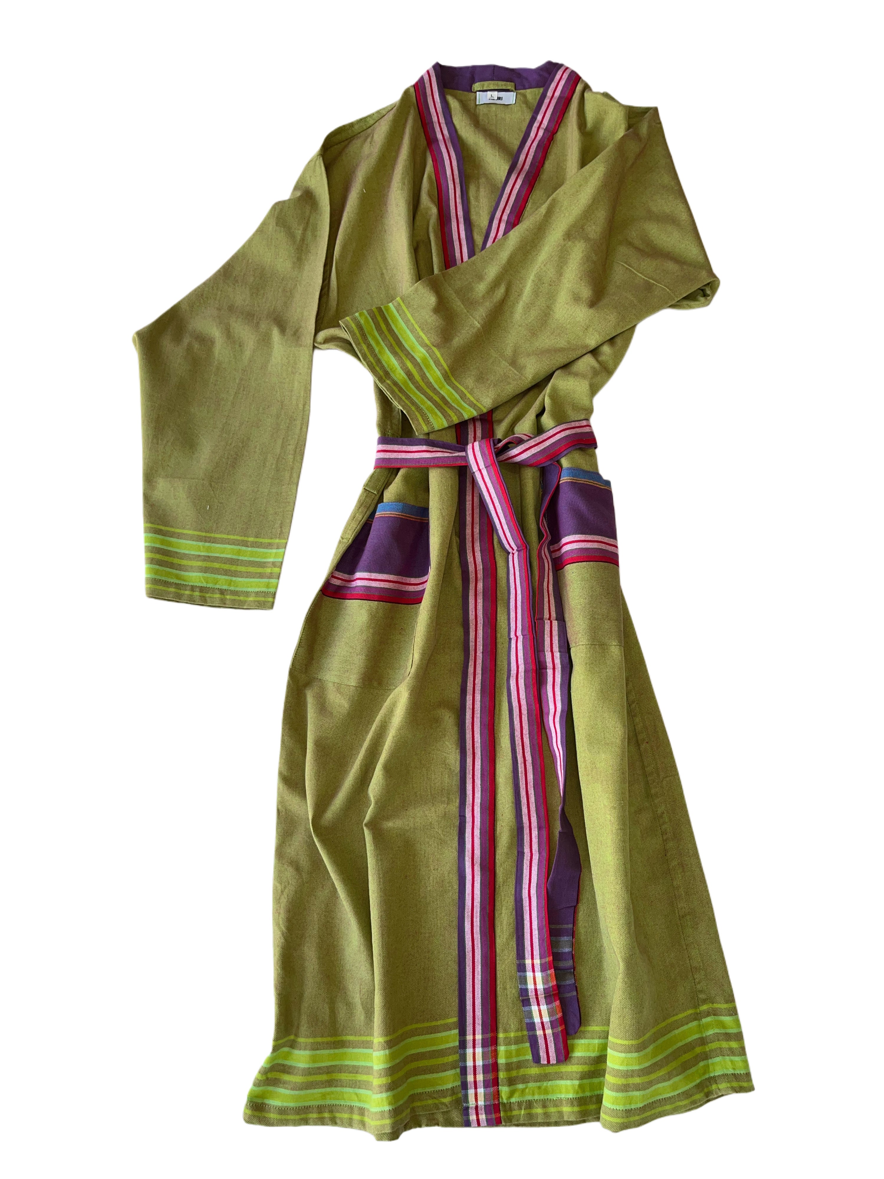 Kikoy Gowns | Olive Green