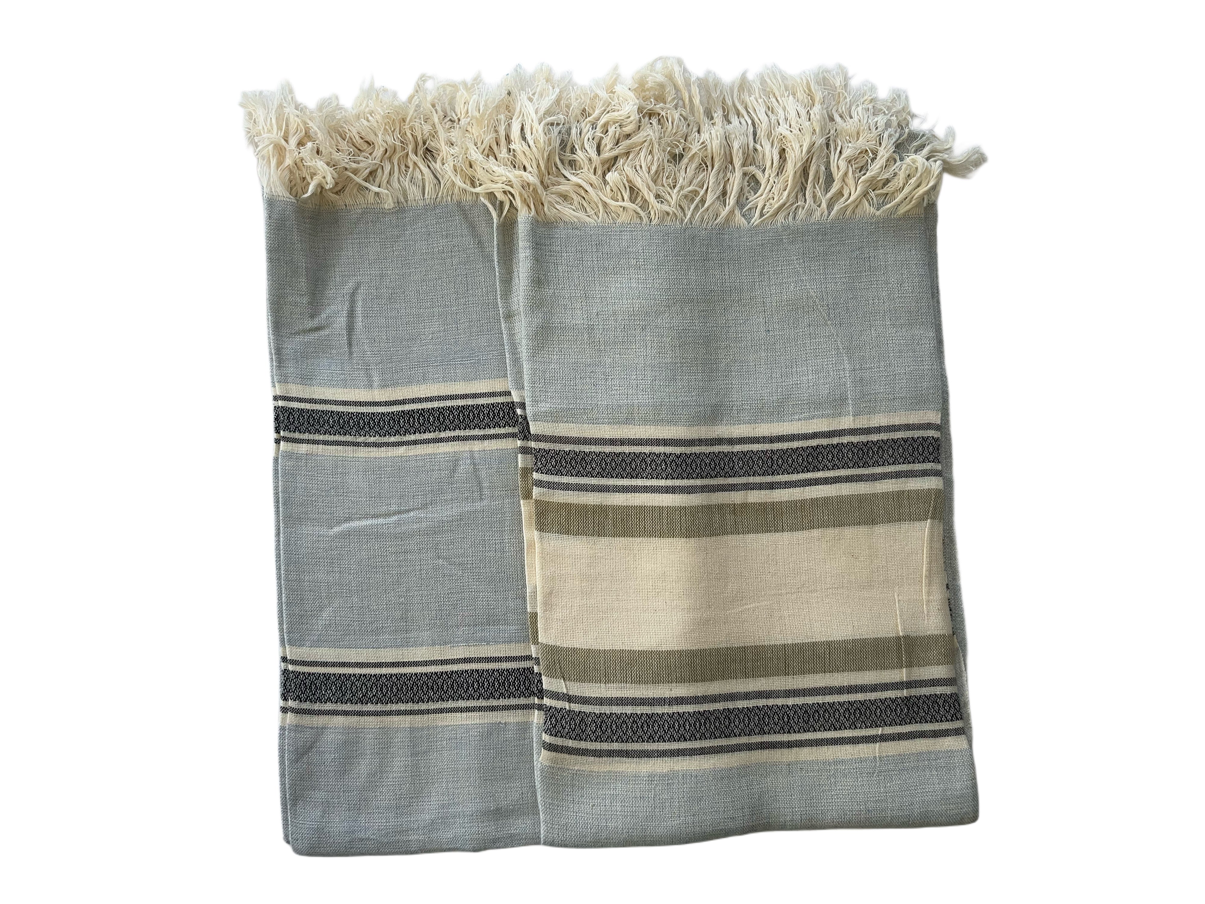 Kikoy Hand Woven | Light Blue