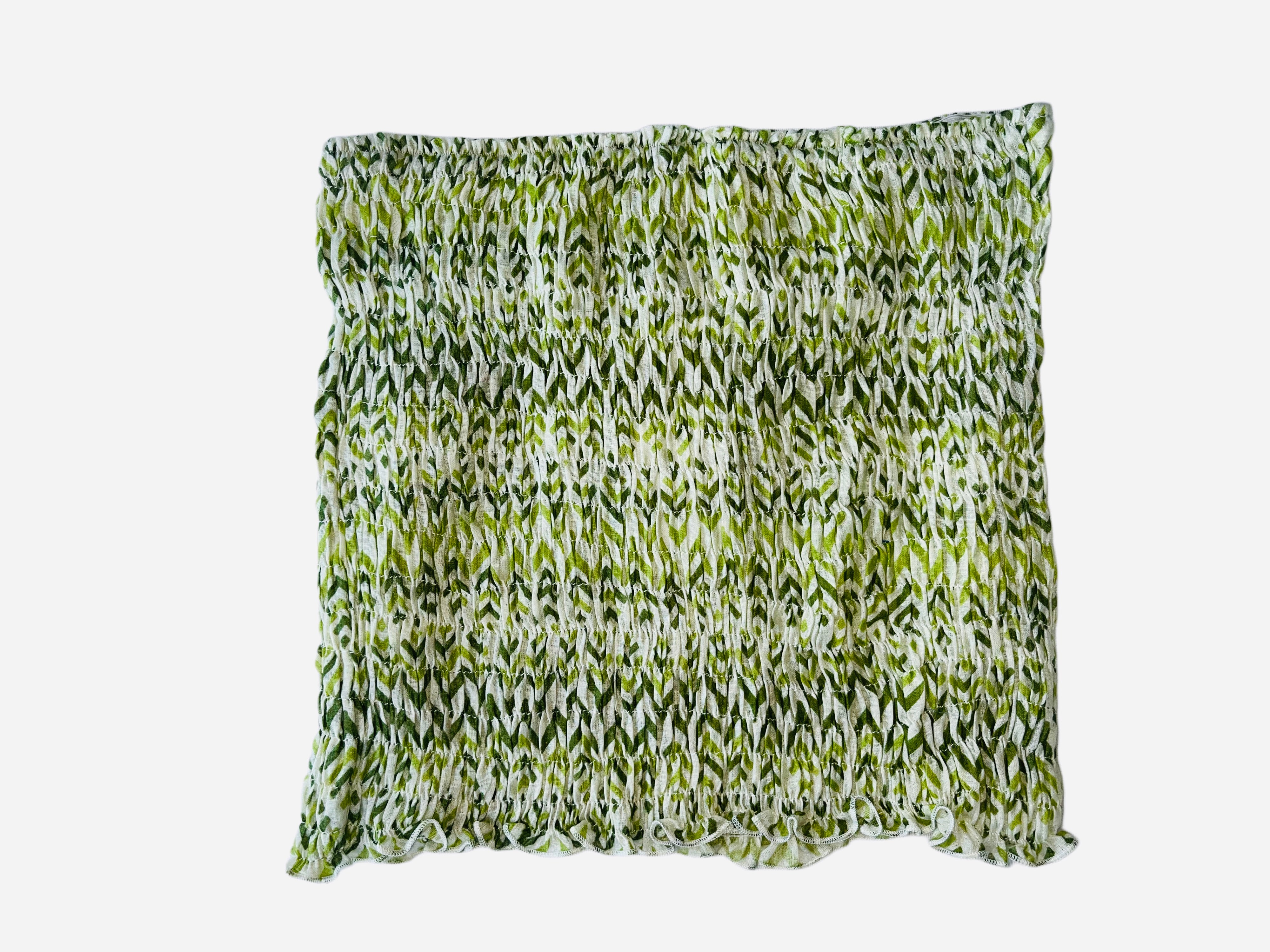 Boob Tube Top | Green White