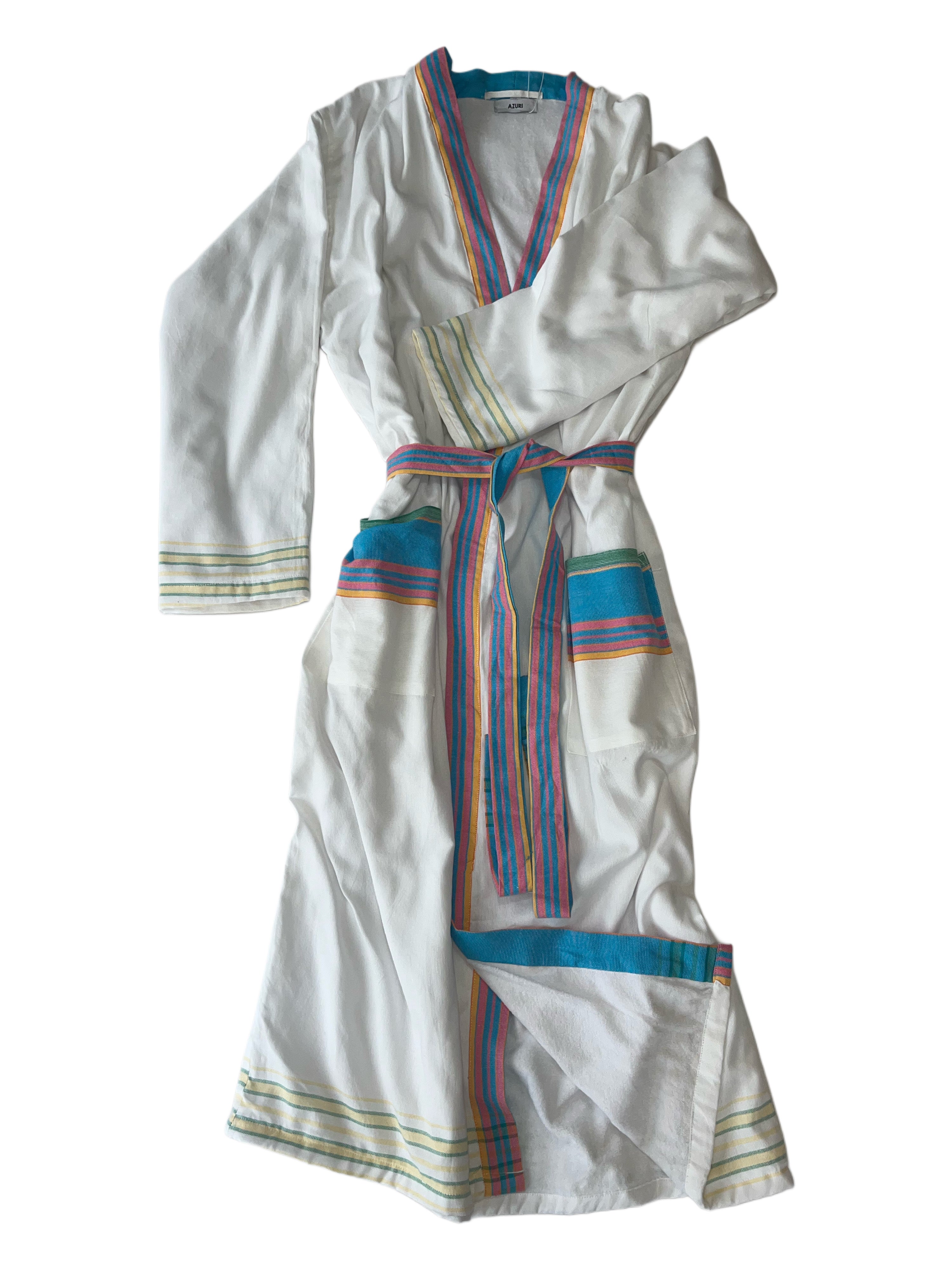 Kikoy Gowns | With Inner Towelling | White
