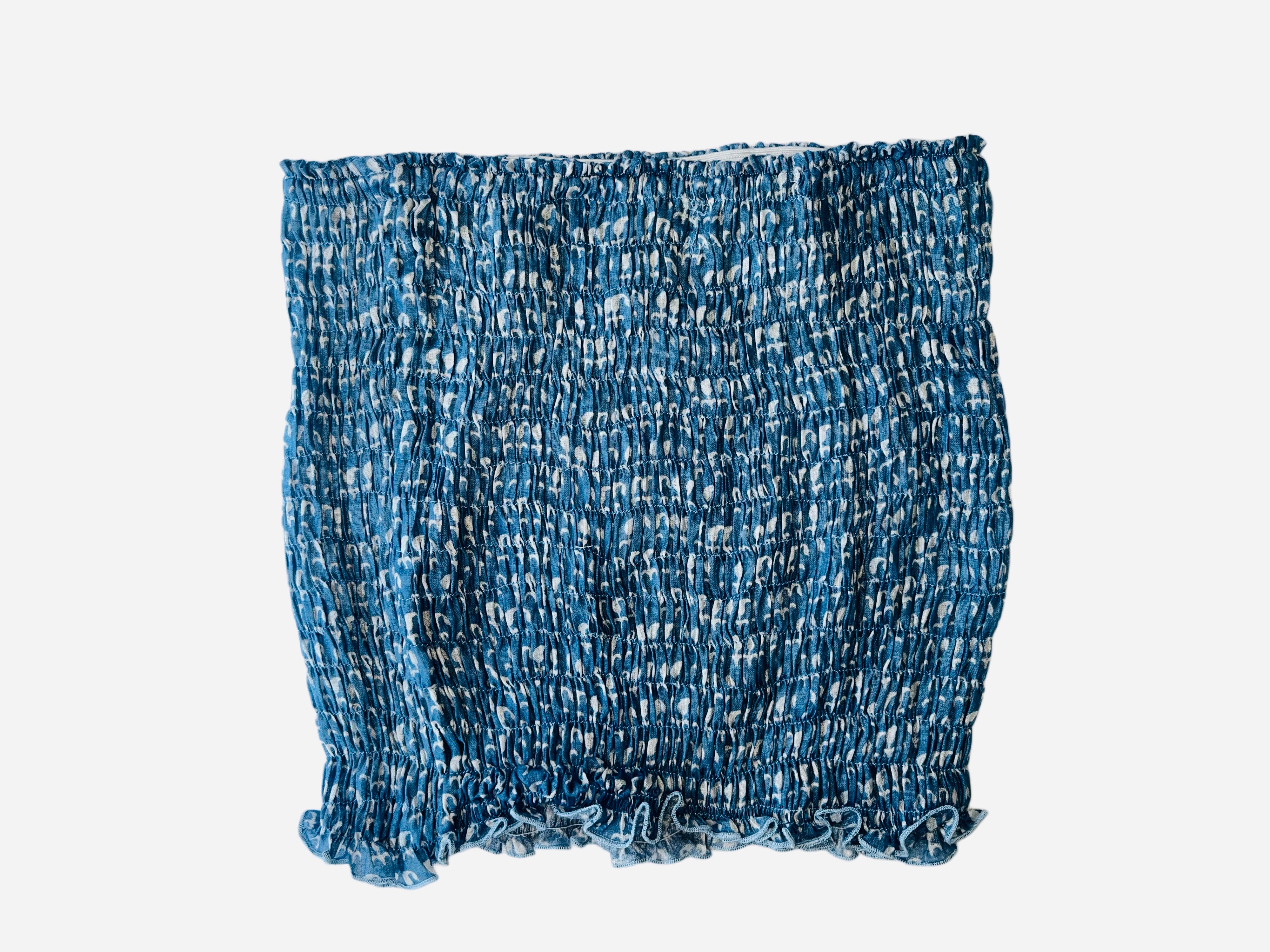 Boob Tube Top | Blue White