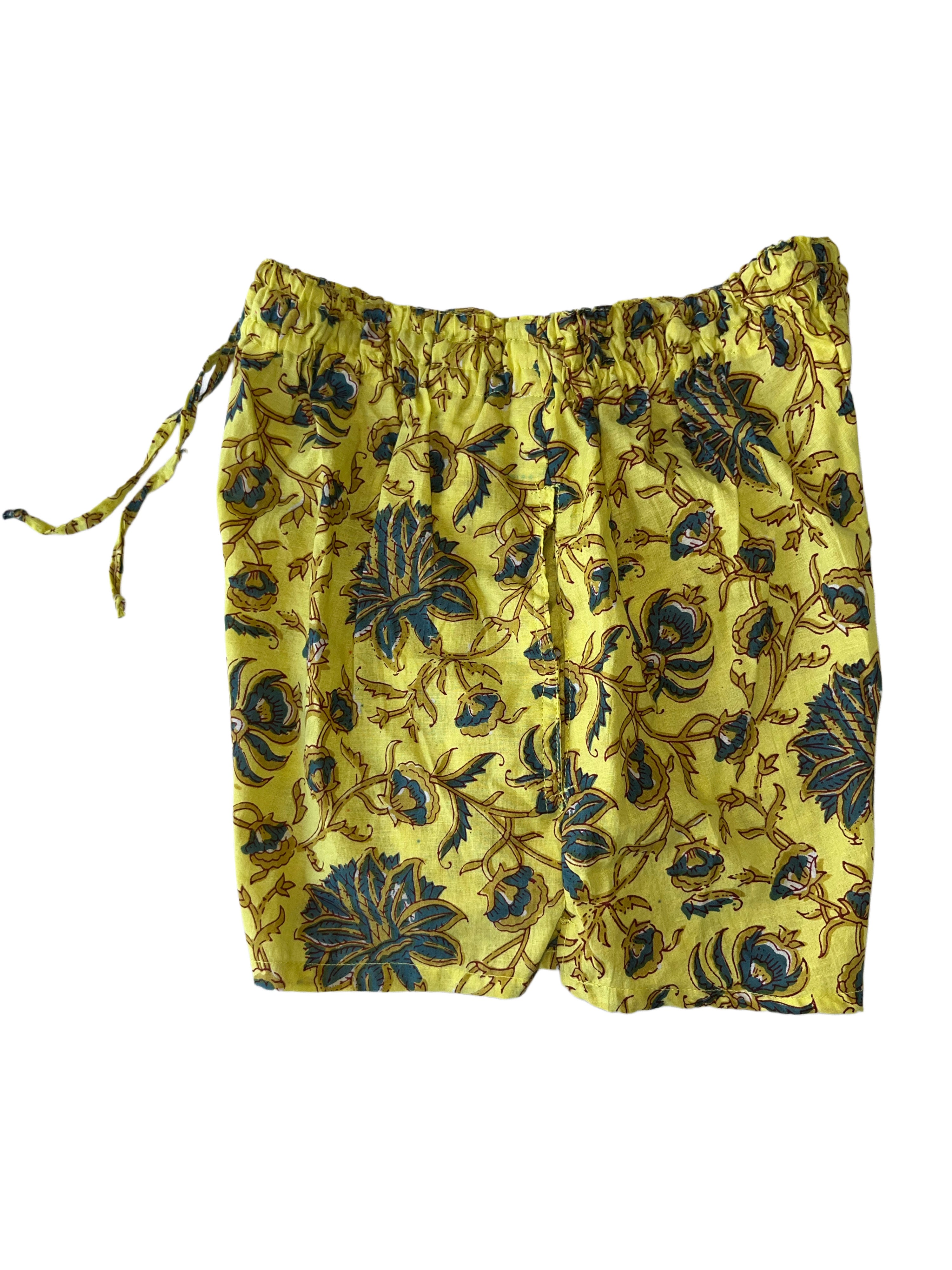 Girls Shorts | Yellow Green