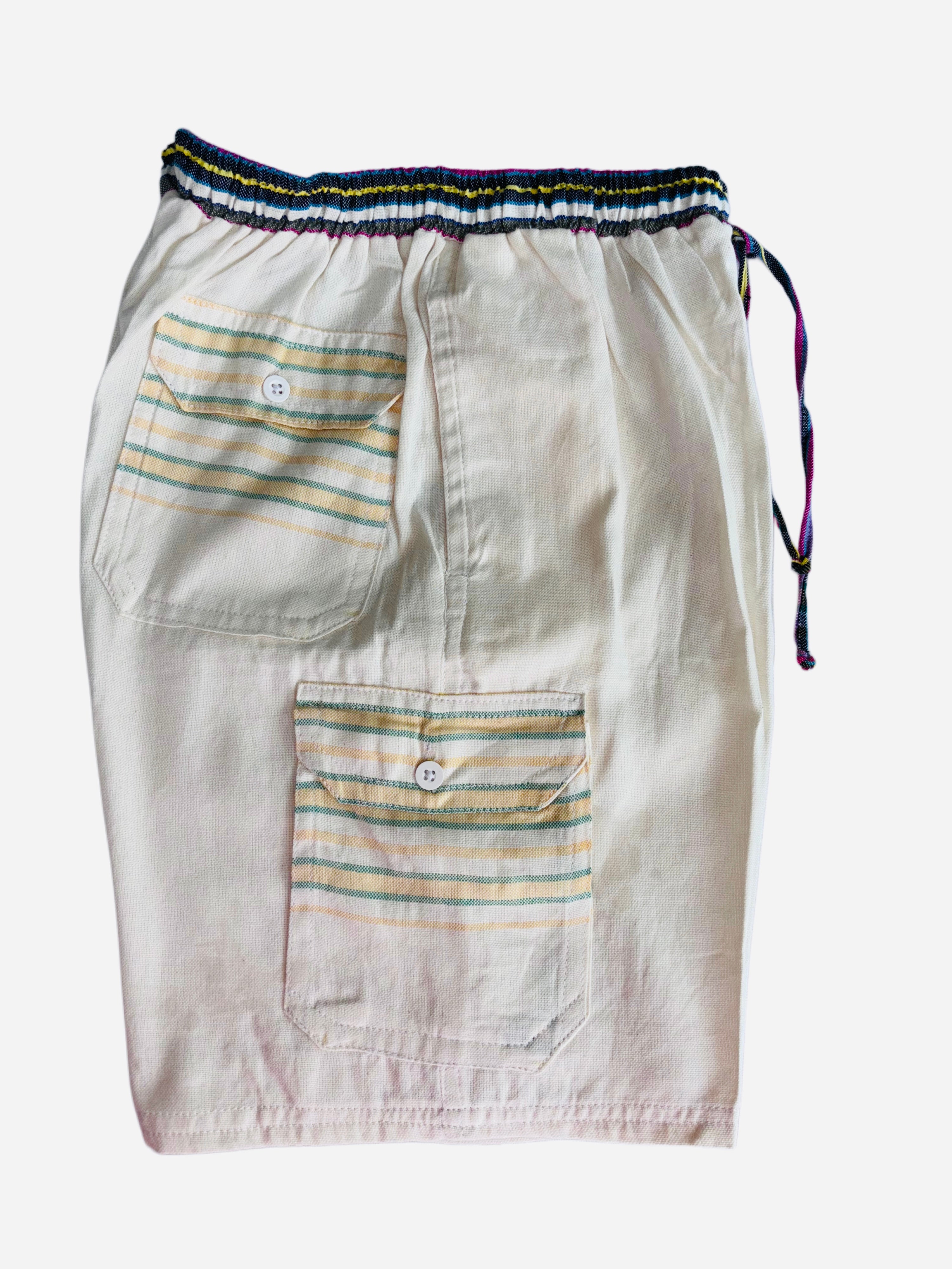 Kikoy Bermuda Shorts | Cream