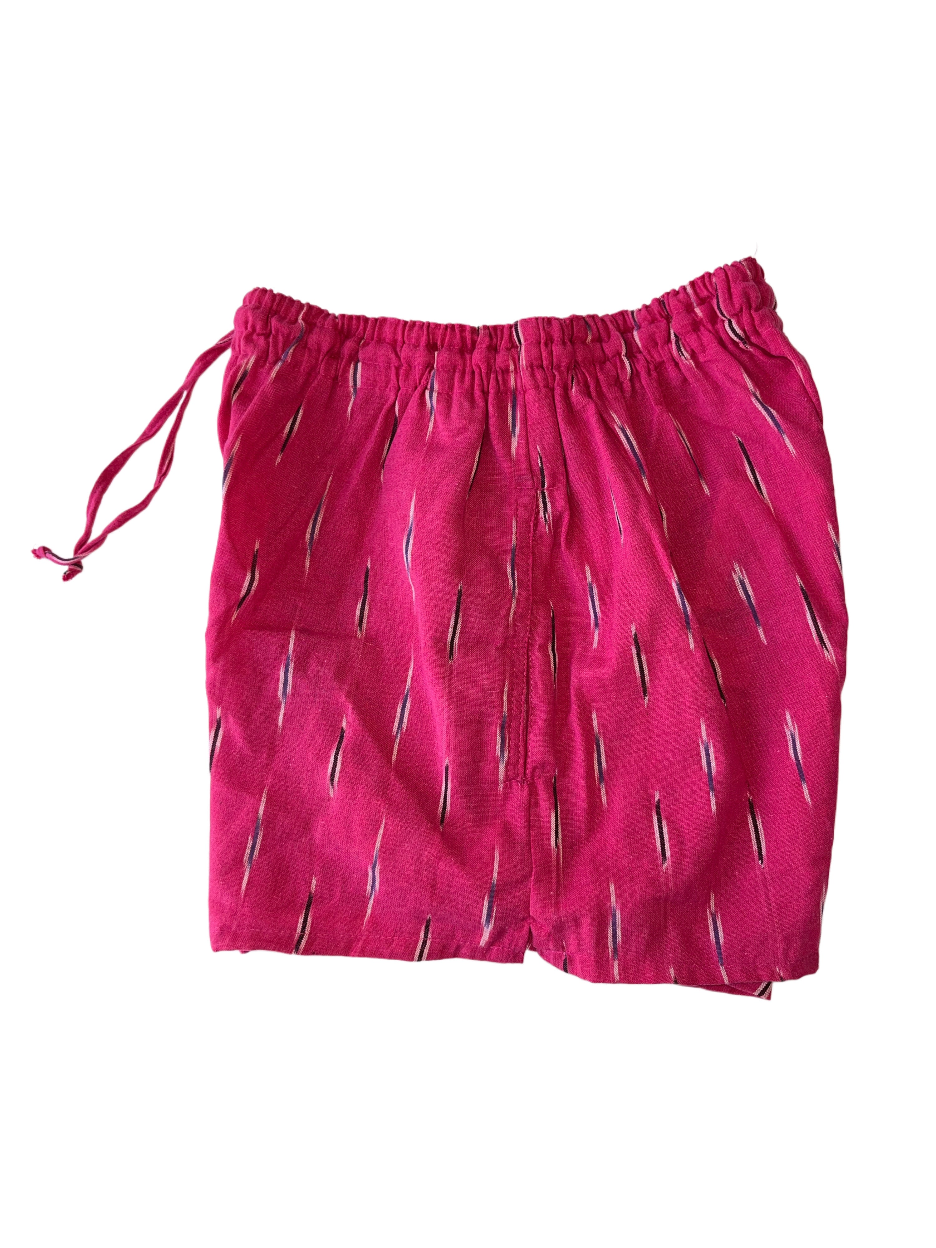 Girls Shorts | Pink Black White