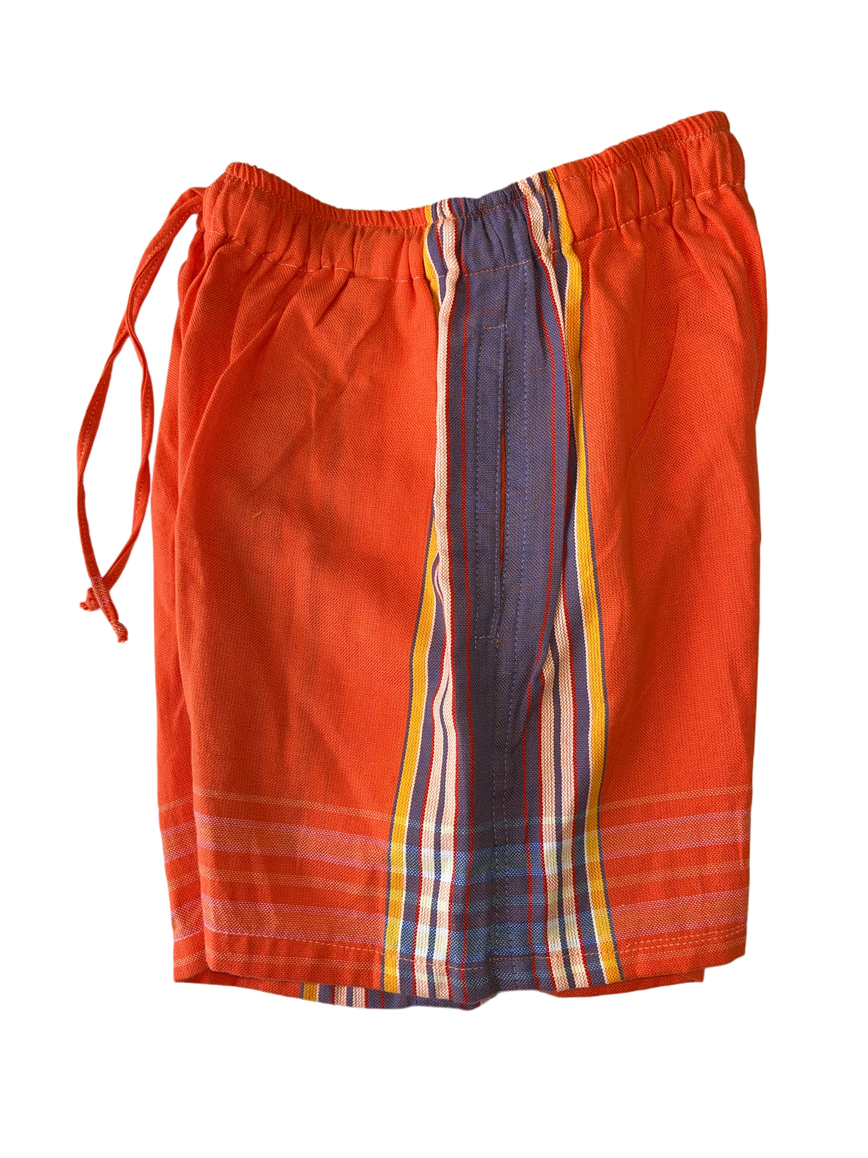 Girls Shorts | Orange Kikoy