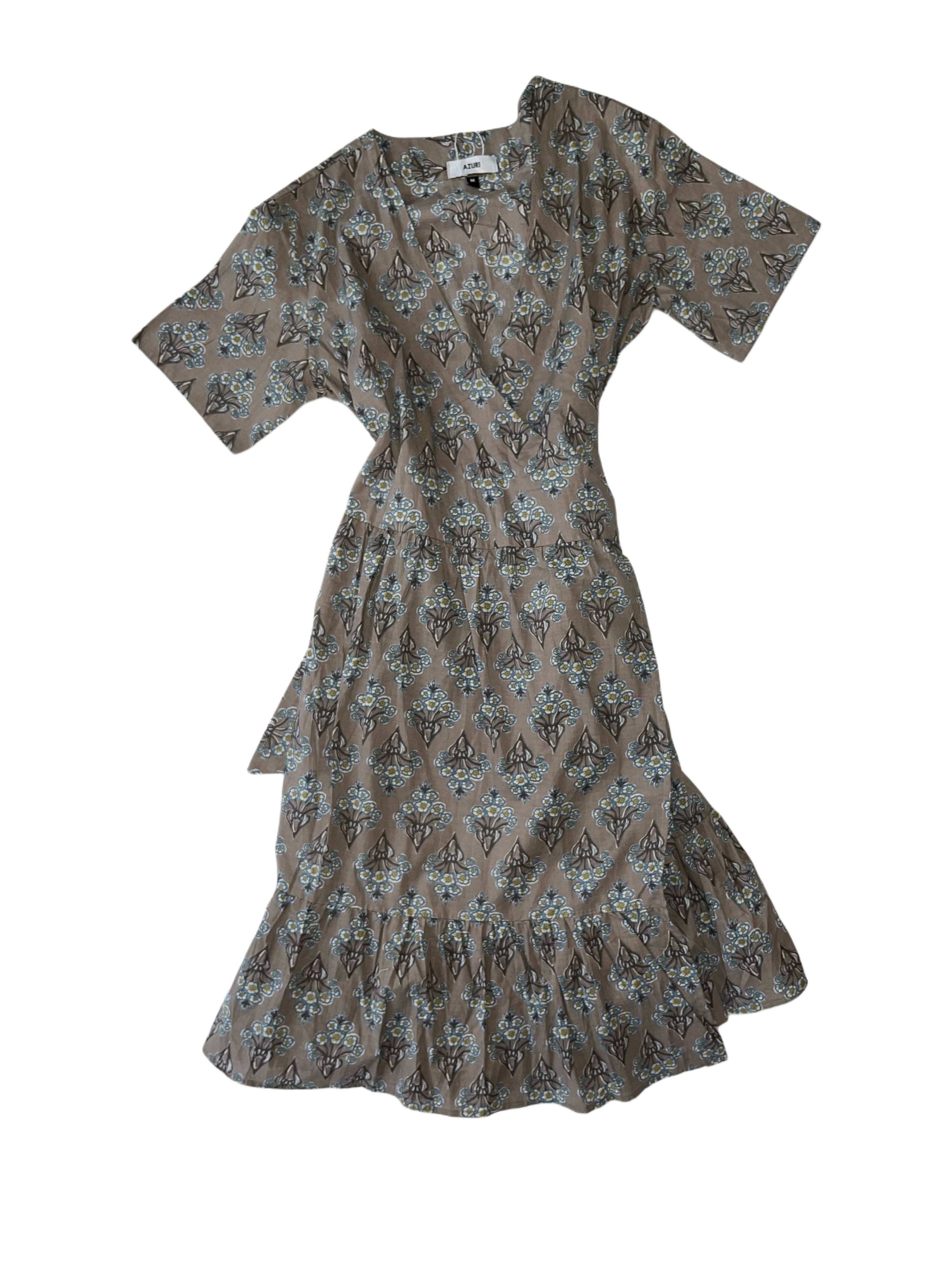 Lomu Wrap Dress | Light Brown