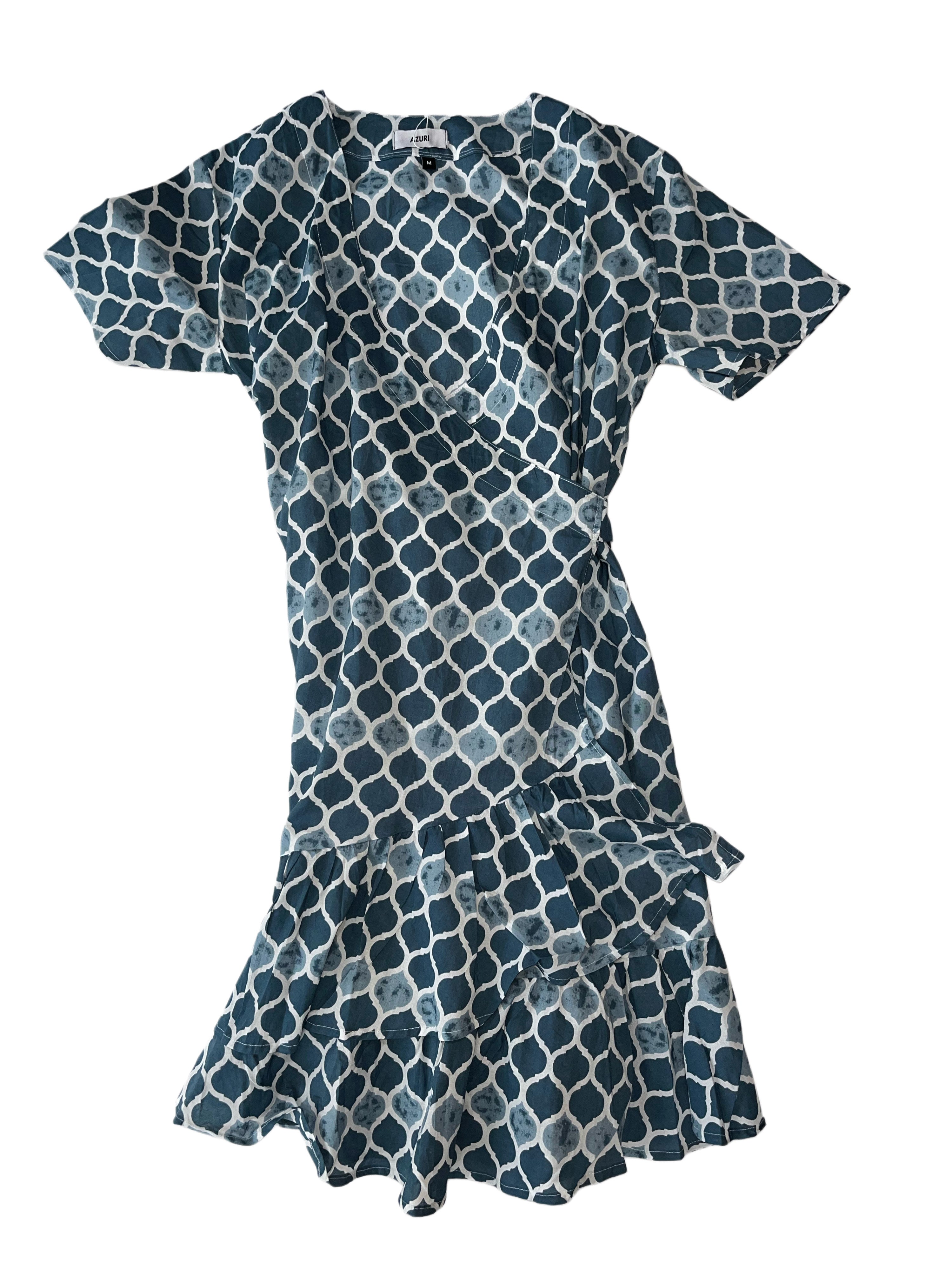 Sardenia Wrap Dress | Blues White