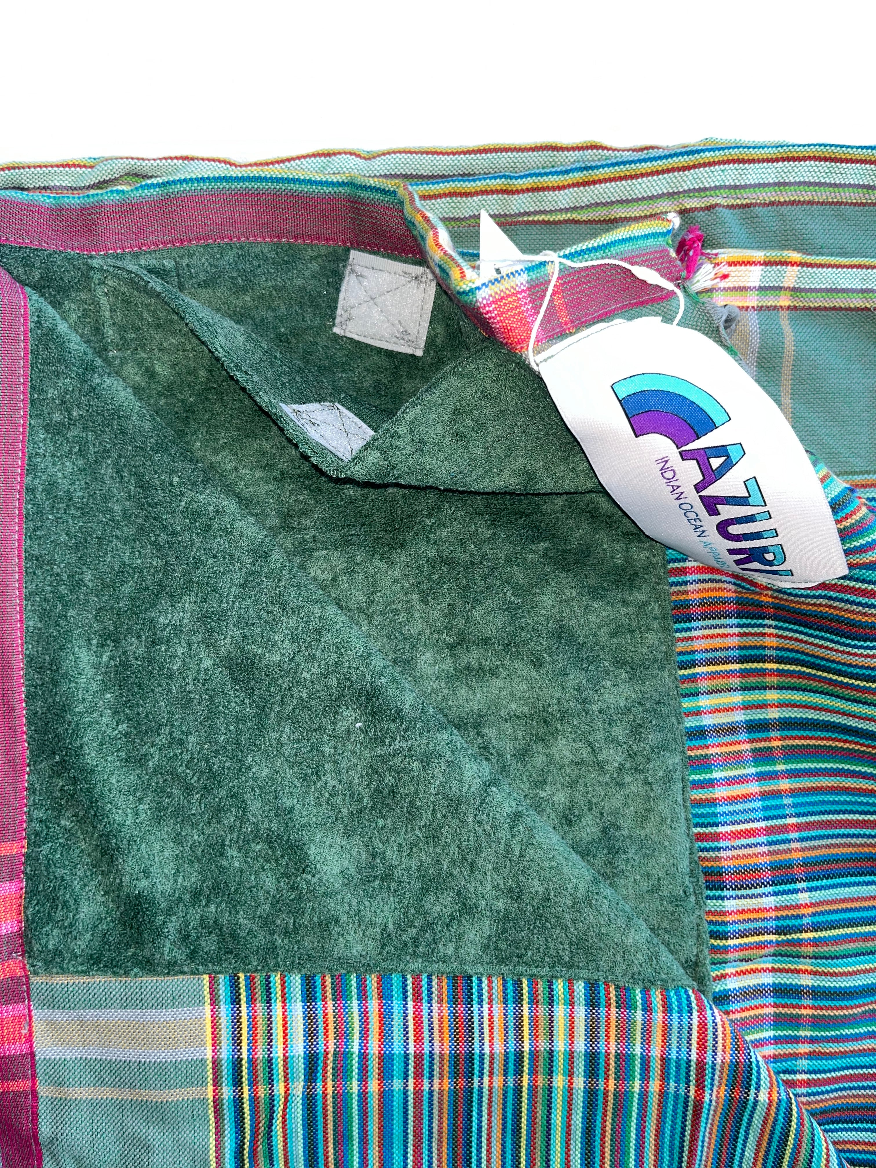 Kikoy Towel with Towelling | Pastel Multi Stripes