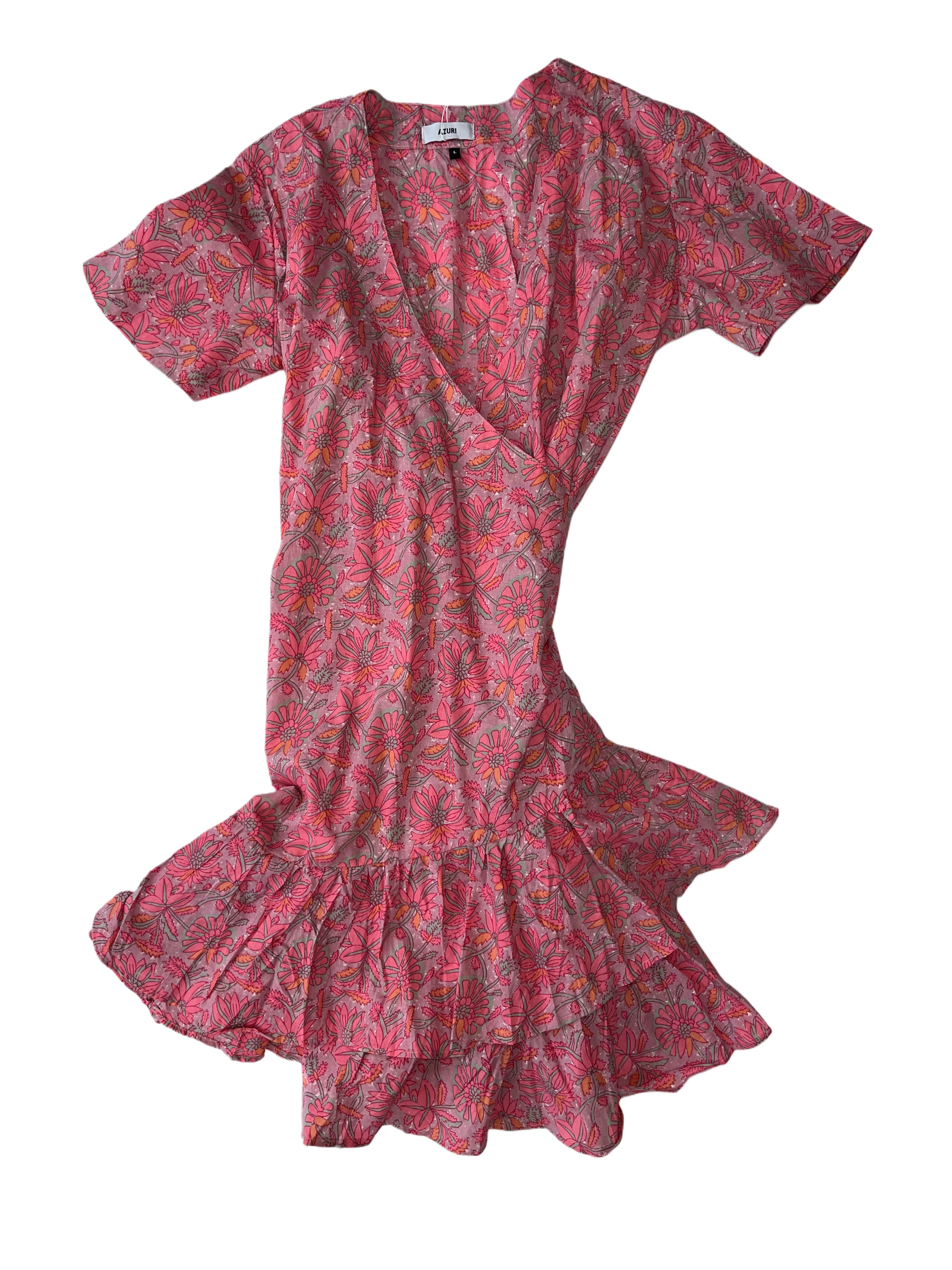 Sardenia Wrap Dress | Pinks