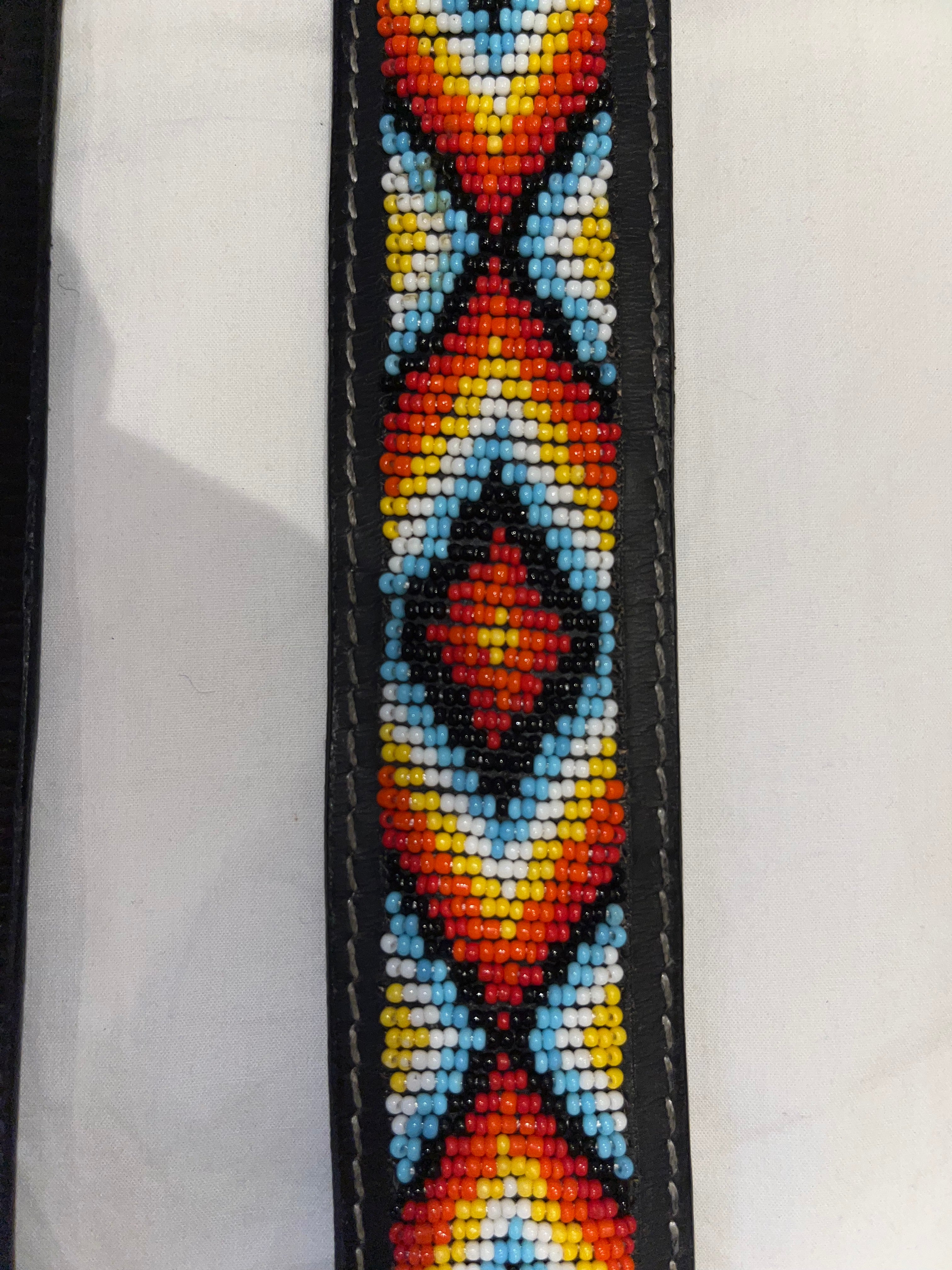 Leather Beaded Belts | Multi Colours