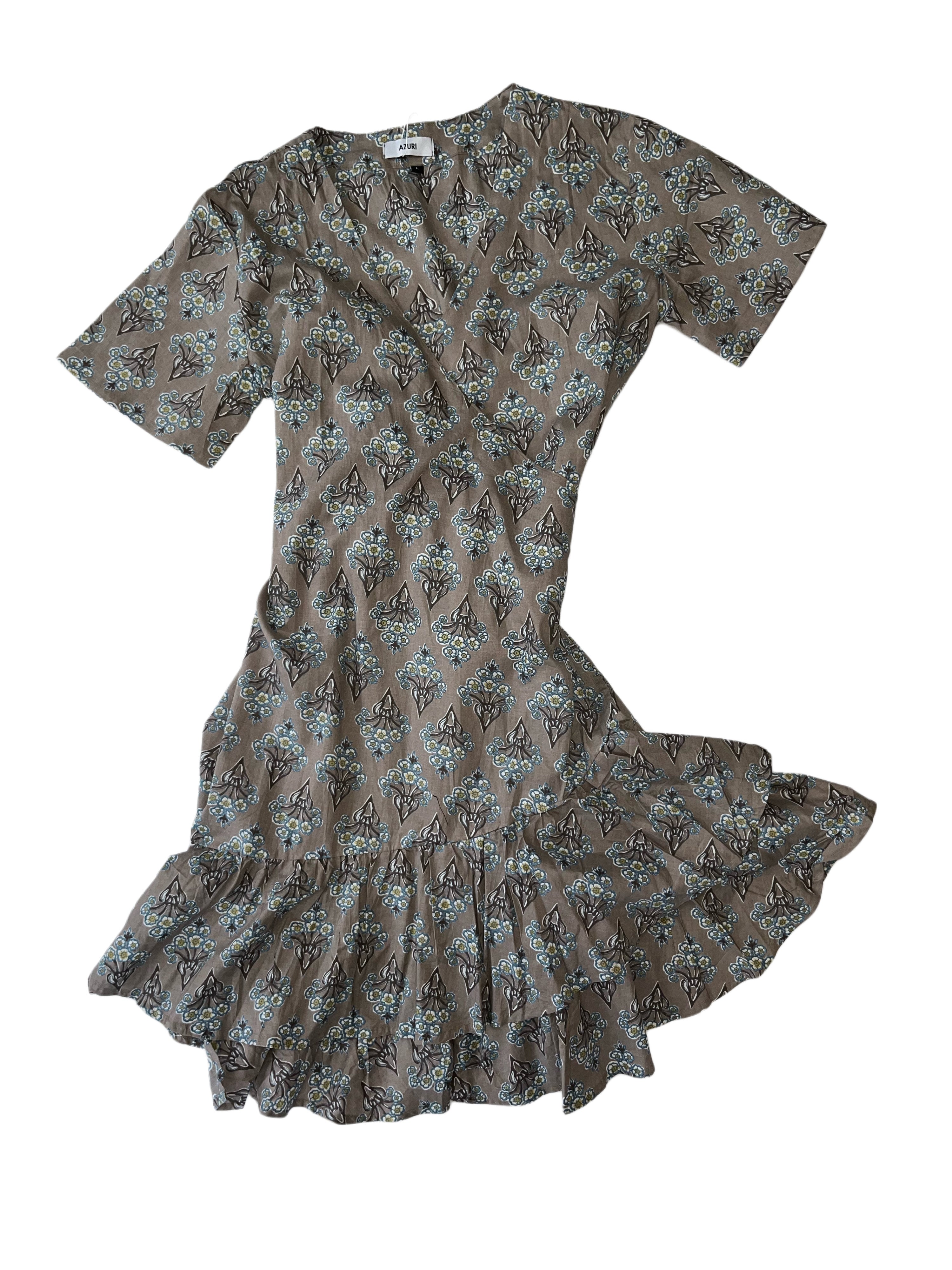 Sardenia Wrap Dress | Brown