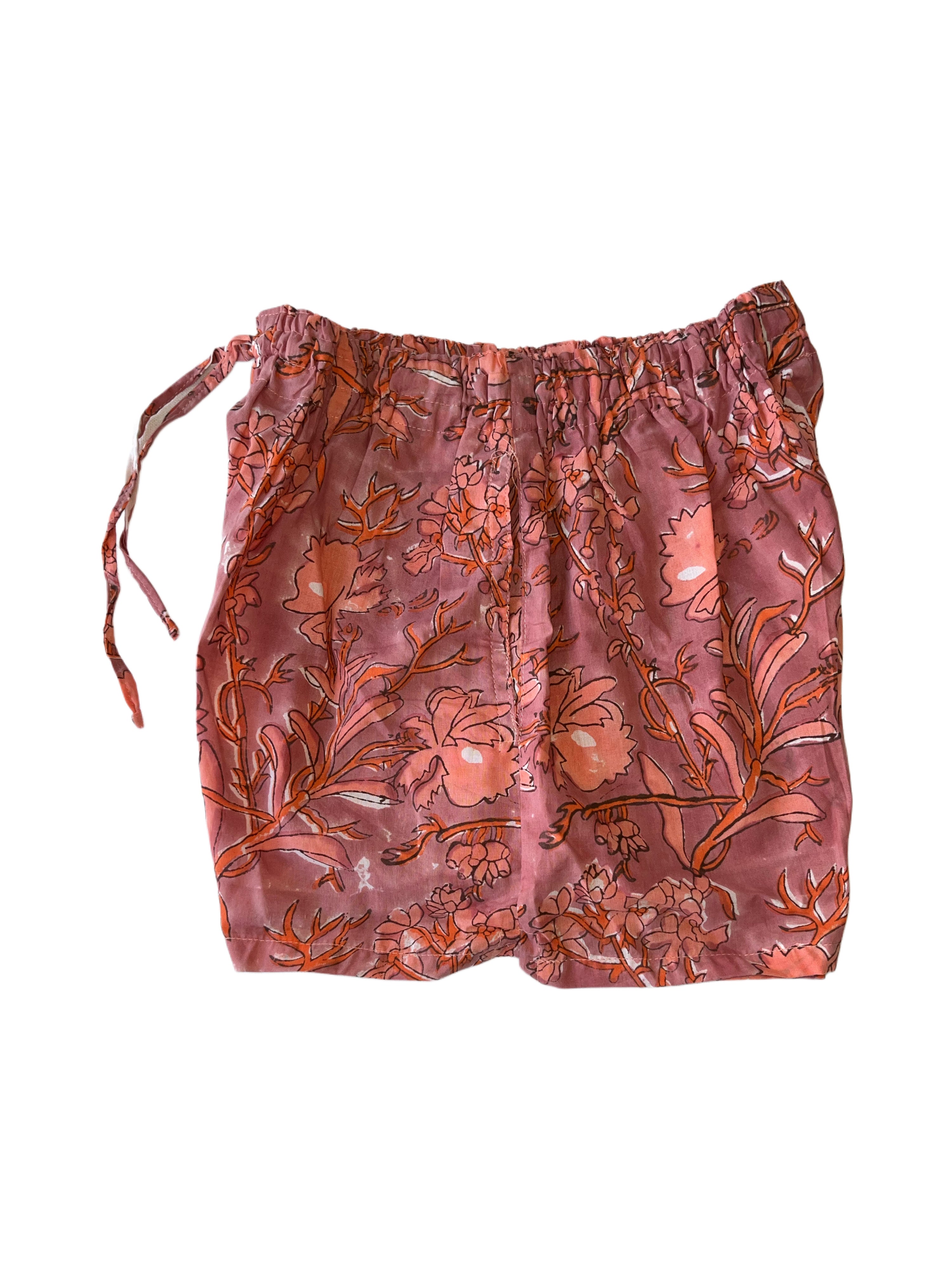 Girls Shorts | Pink Orange