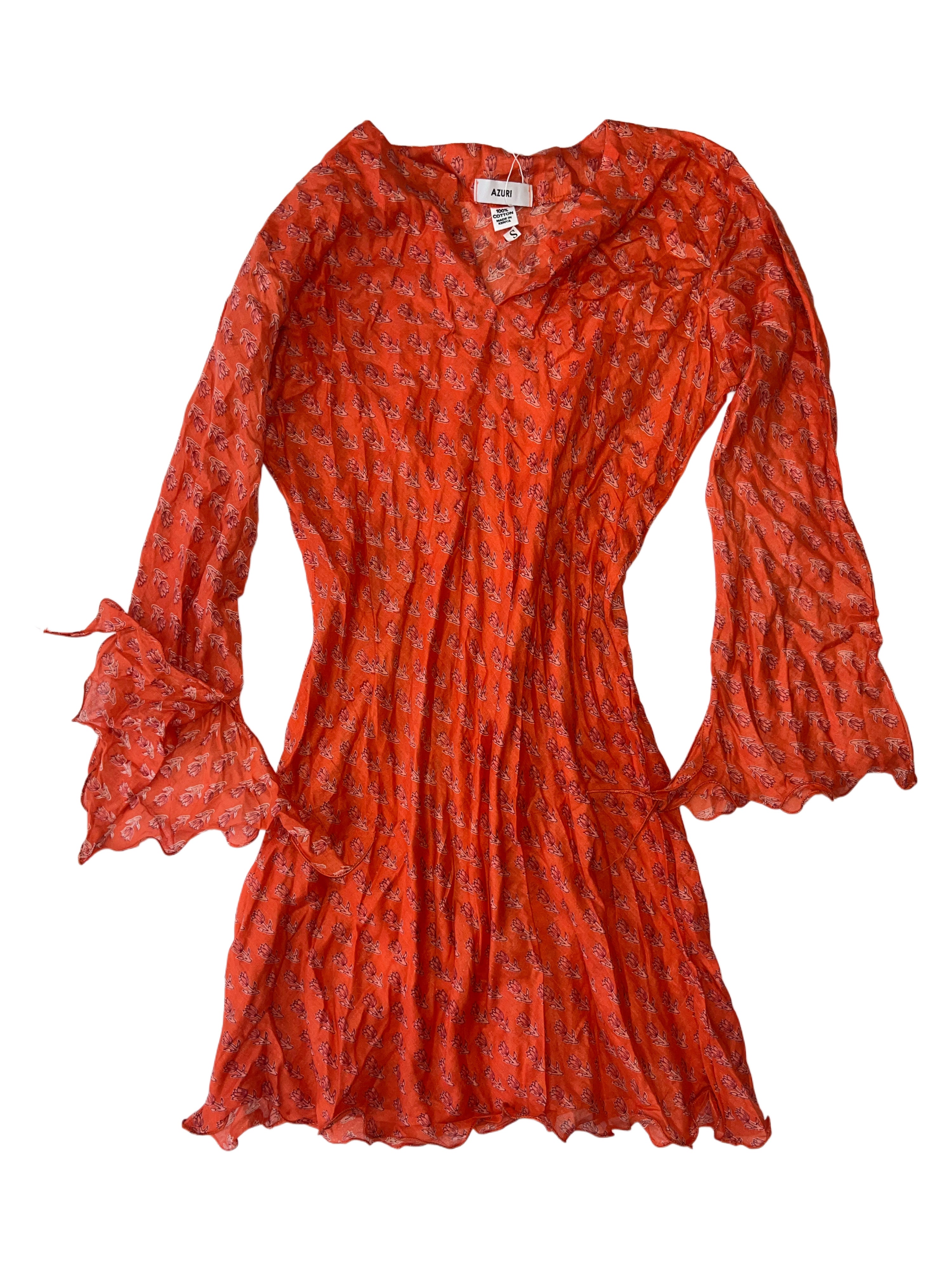 Popo Dress | Orange Pink