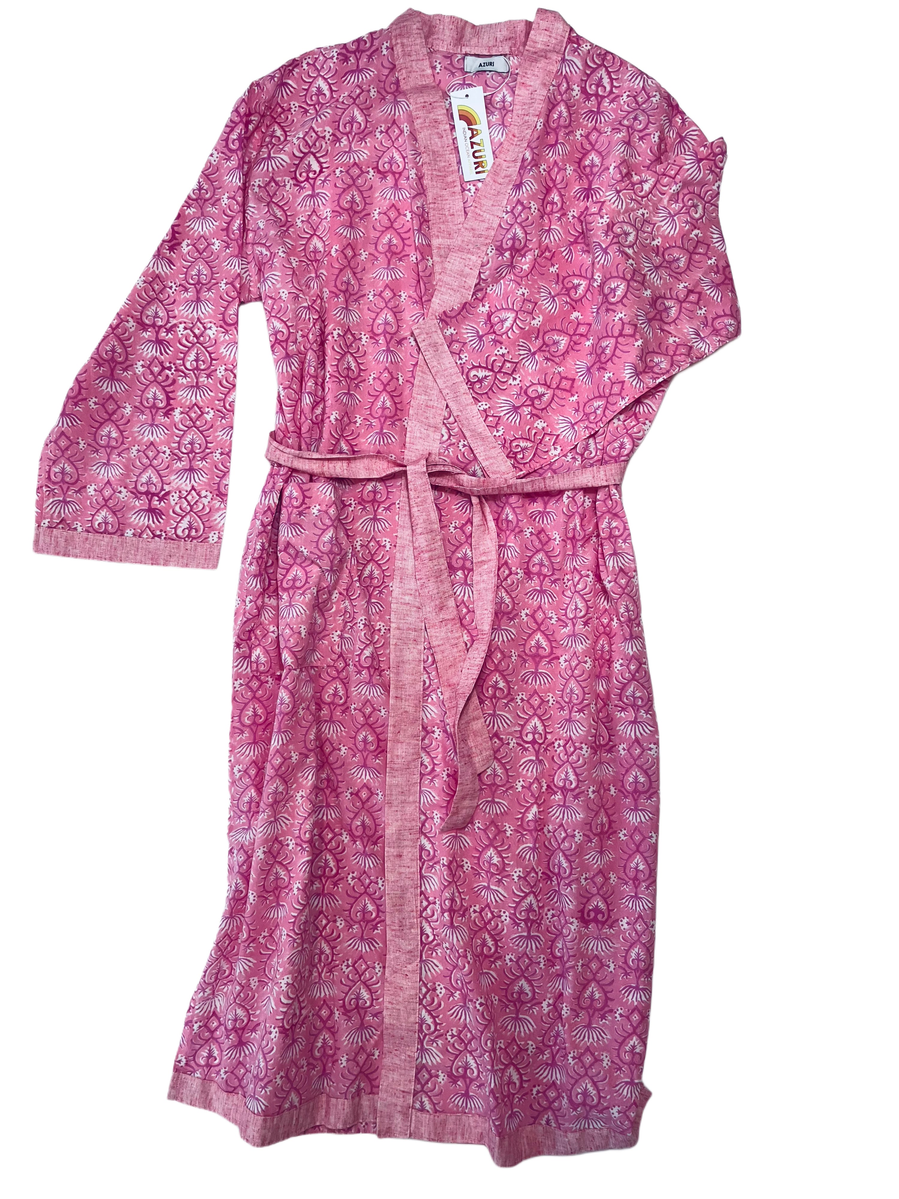 Cotton Kimono | Pink