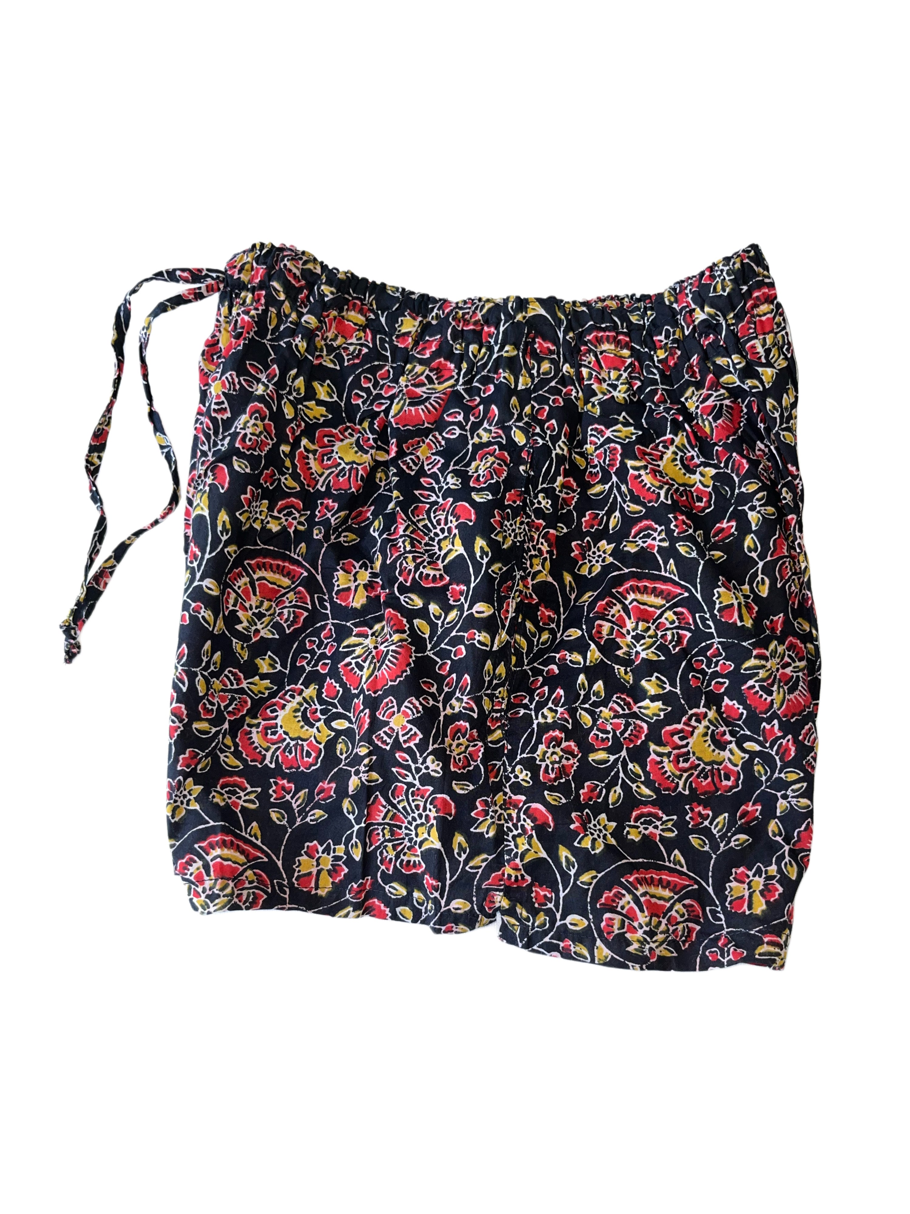 Girls Shorts | Black Red Yellow White