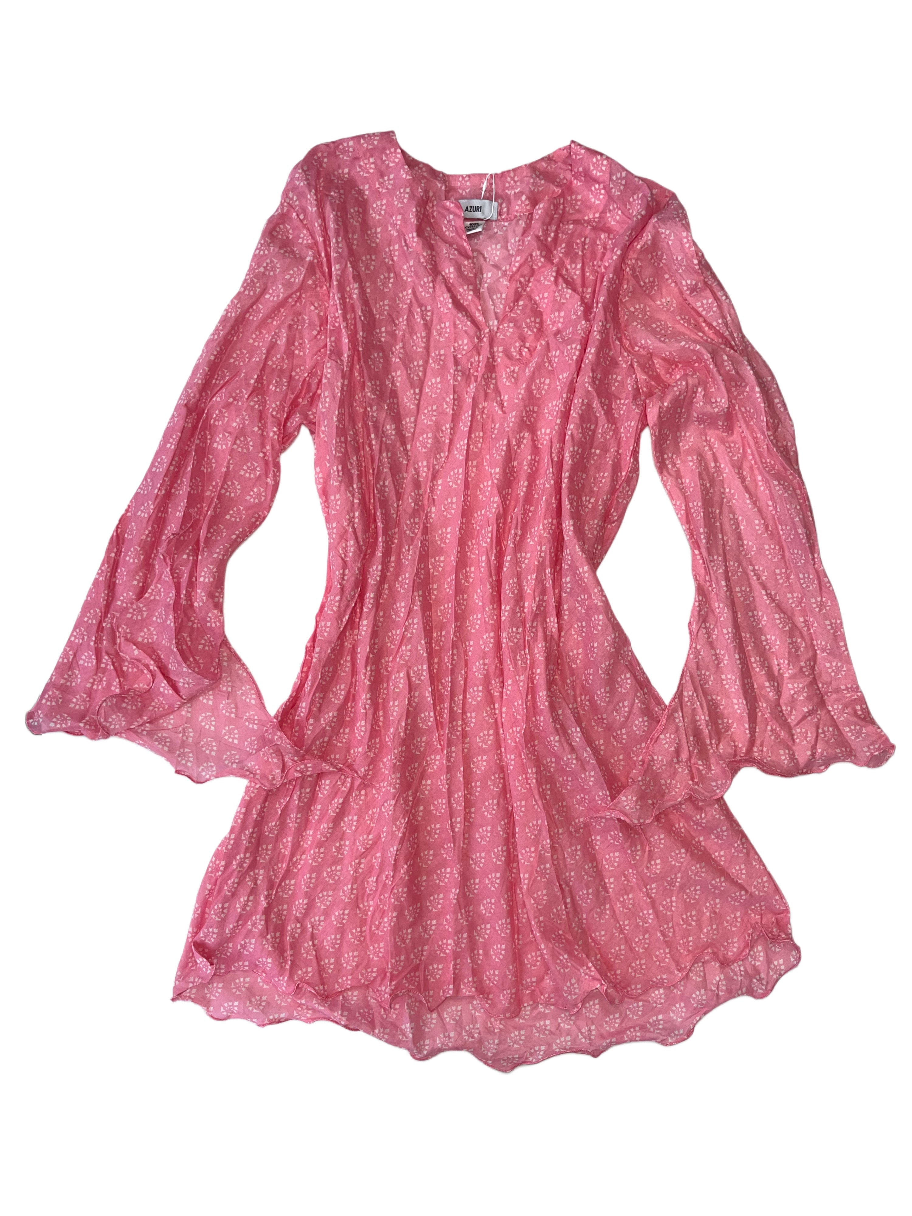 Popo Dress | Pink White