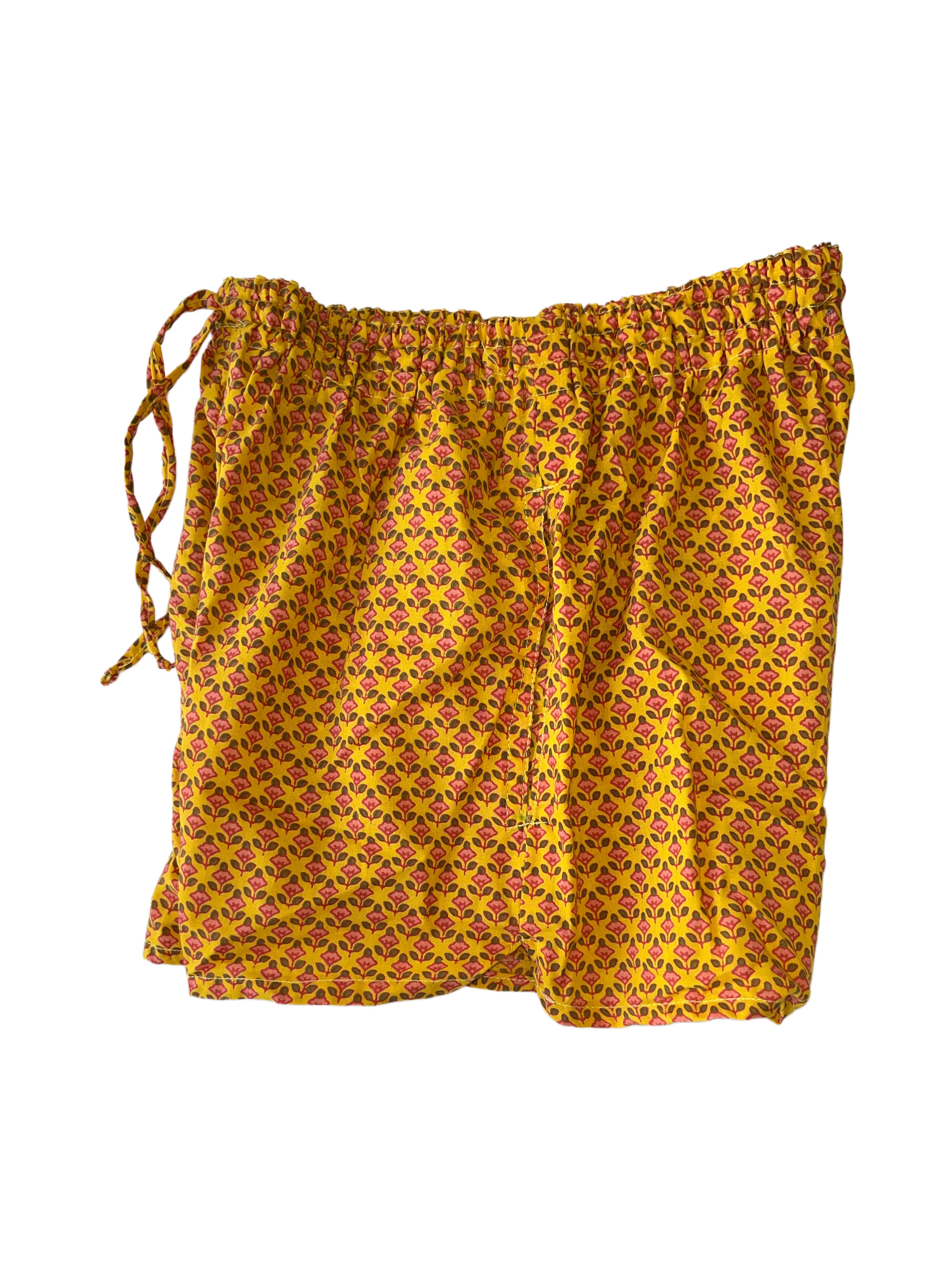 Girls Shorts | Yellow Pink